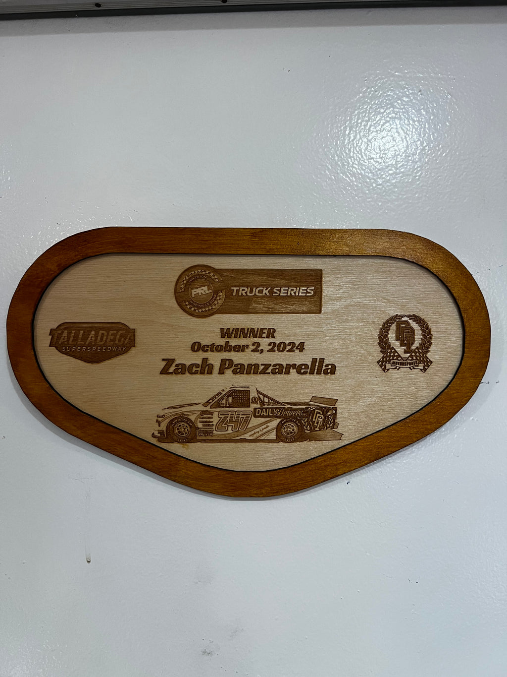 Track Trophies – Custom Wooden Race Plaques