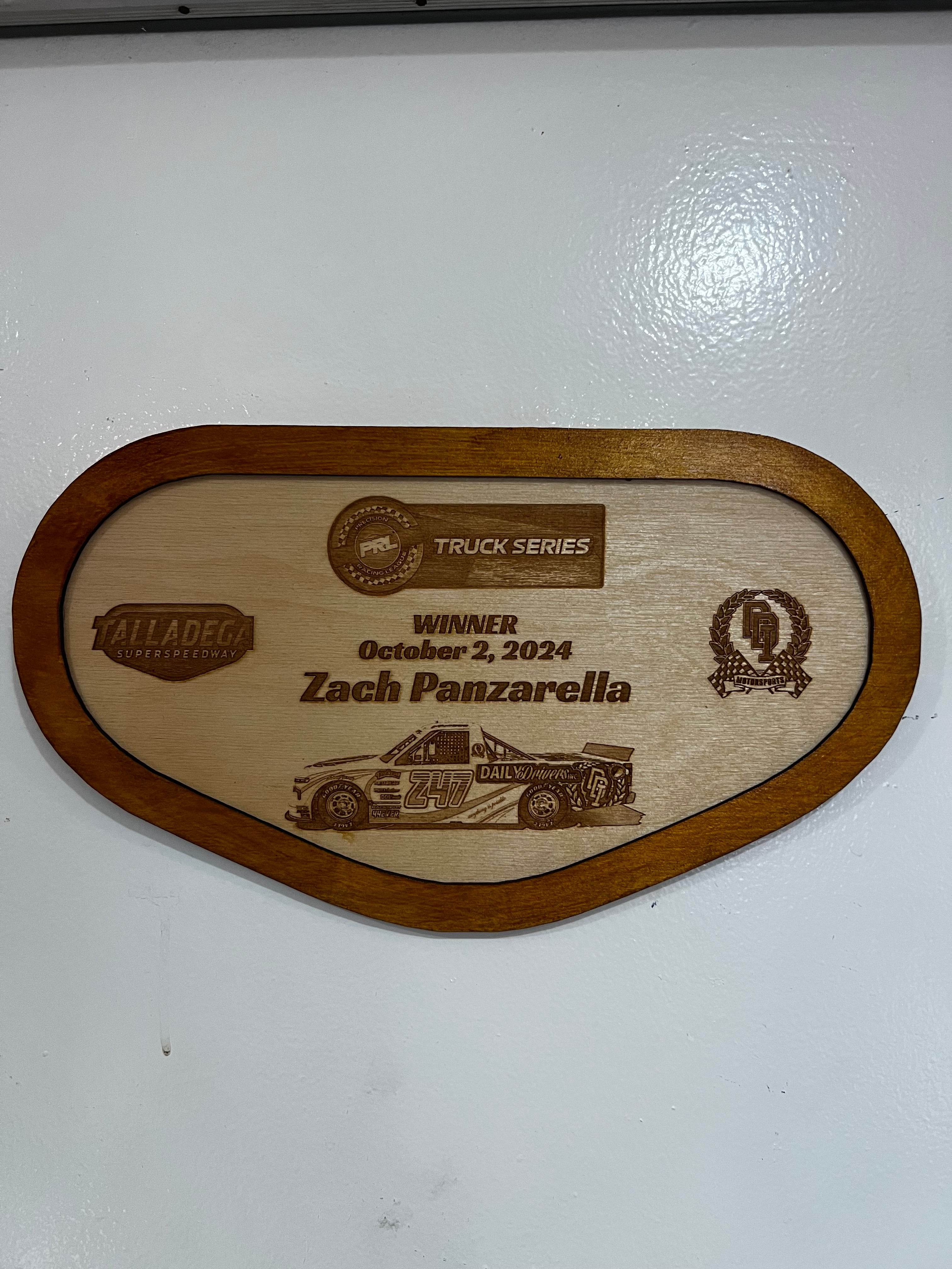 Track Trophies – Custom Wooden Race Plaques